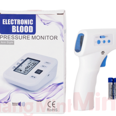 Combo mua máy huyết áp LZX tặng máy đo nhiệt độ LZX bộ 2 cái