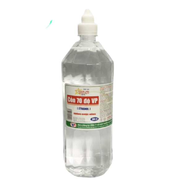 Cồn 70 độ vĩnh phúc 1000ml không vòi