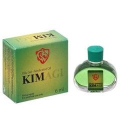 Dầu gió Kim Agi giữ ấm, dịu vết ngứa chai 6ml