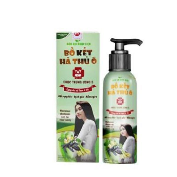 Dầu gội dược liệu Bồ kết Hà thủ ô TW5 chai 250ml