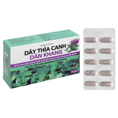 Dây Thìa Canh Dân Khang hỗ trợ làm giảm đường huyết hộp 30 viên