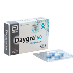 Daygra 50 trị rối loạn cương dương hộp 4 viên