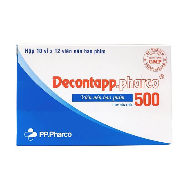 Decontapp.pharco 500mg hộp 120 viên