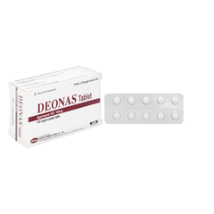 Deonas 50mg giãn cơ, trị đau do co cứng cơ (10 vỉ x 10 viên)