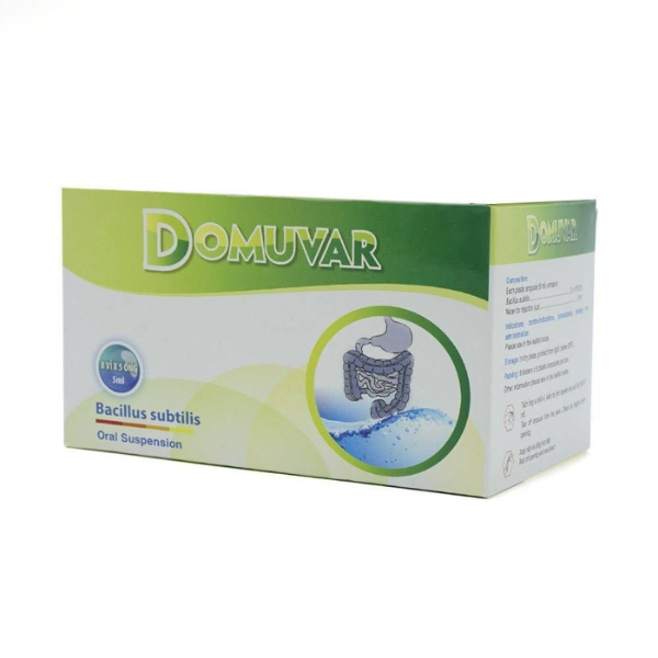 Domuvar Điều trị rối loạn tiêu hoá hộp 40 ống