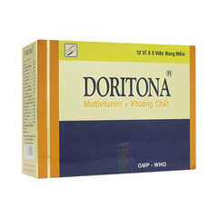 Viên uống bổ sung vitamin và khoáng chất Doritona hộp 60 viên