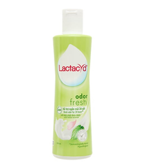 Dung dịch vệ sinh phụ nữ Lactacyd Odor Fresh Lá trầu chai 250ml