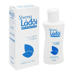 Dung dịch vệ sinh phụ nữ Shema Lá đôi hương dịu mát chai 100ml