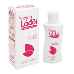 Dung dịch vệ sinh phụ nữ Shema Lá đôi hương nồng nàn chai 100ml