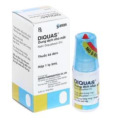 Dung dịch nhỏ mắt Diquas 3% trị khô mắt lọ 5ml