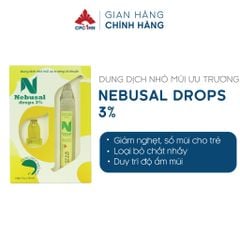 Dung Dịch Nhỏ Mũi Nebusal Drops 3% (10ml)