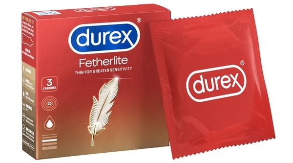 Bao cao su Durex Fetherlite Sensitivity đặc biệt siêu mỏng 52mm hộp 3 cái