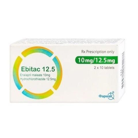 Ebitac 12.5 ukraine hộp 20 viên