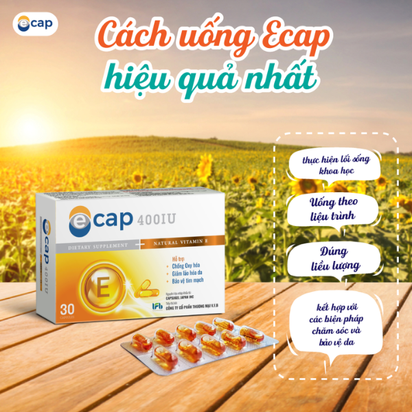 Ecap 400IU Chống Lão Hóa Có Tốt Không? Gía Bao Nhiêu?