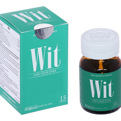 Ecogreen Wit giúp tăng cường thị lực, giảm mờ, nhòe mắt chai 15 viên