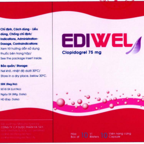 Ediwel hộp 100 viên