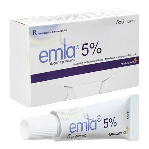Emla cream 5% hộp 5 tube