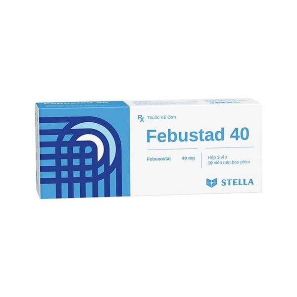 Febustad 40mg stella hộp 30 viên