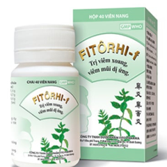 Fitôrhi-f trị cảm mạo, nhức đầu, hắt hơi, sổ mũi, thanh nhiệt giải độc hộp 40 viên