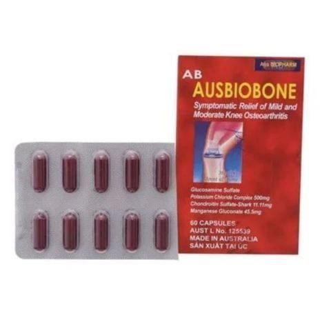 AB Ausbiobone giảm triệu chứng thoái hóa khớp (5 vỉ x 12 viên)