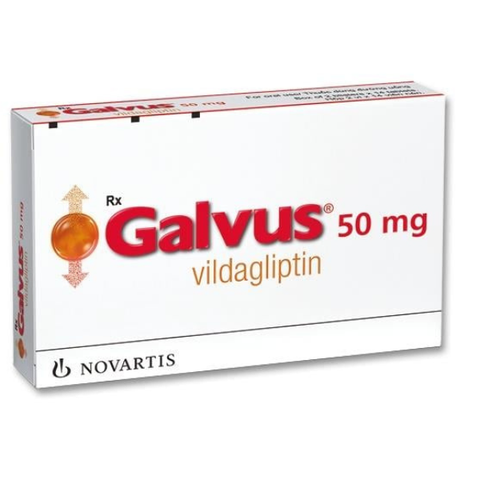 Galvus 50mg hộp 28 viên