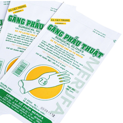 Găng tay phẫu thuật đủ size bịch 2 cái