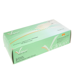 Găng tay y tế không bột Vglove đủ size hộp 50 đôi