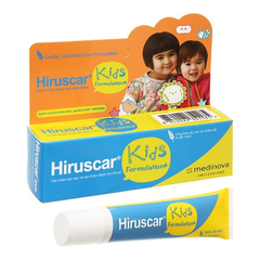 Gel Hiruscar Kids Formulation mờ và làm phẳng sẹo cho bé tuýp 10g
