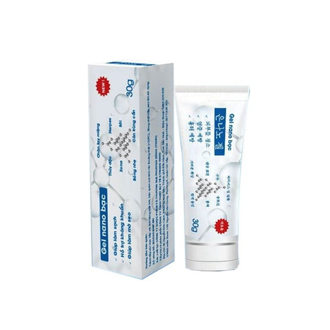 Gel nano bạc 30g hộp 1 tuýp