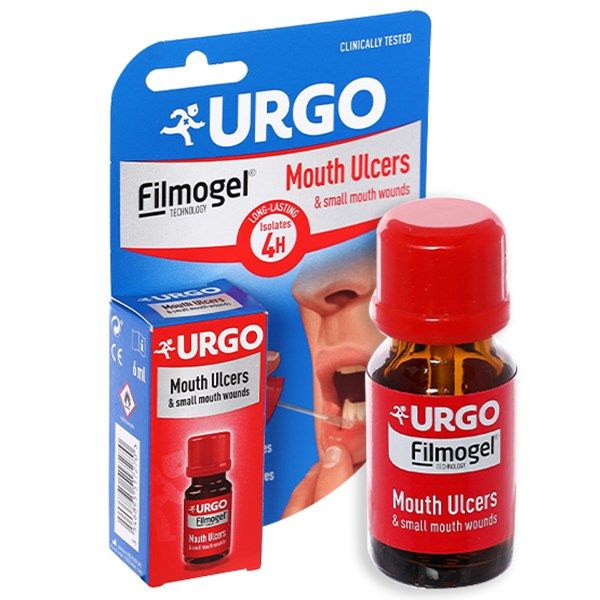Dung dịch Urgo Mouth Ulcers hỗ trợ trị nhiệt miệng chai 6ml