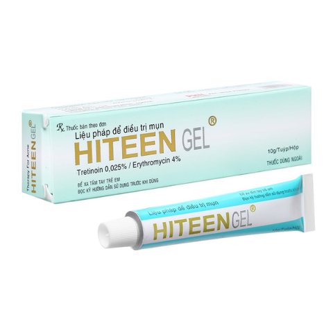 Gel bôi Hiteen Gel trị mụn trứng cá tuýp 10g