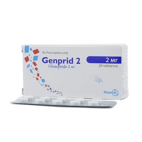 Genprid 2mg hộp 30 viên