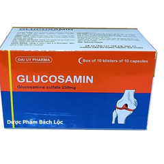 Glucosamin Đại Uy 250Mg giúp tái tạo phục hồi mô sụn khớp bị tổn thương hộp 100 viên