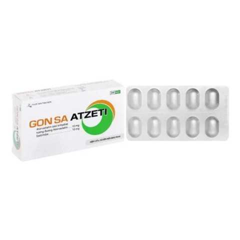 Gonsa Atzeti 10/10 hộp 30 viên