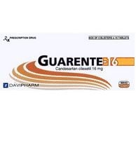 Guarente 16mg thuốc điều trị tăng huyết áp hộp 30 viên