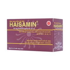 Haisamin hỗ trợ bồi bổ cơ thể hộp 30 viên