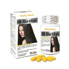 HB BLACKHAIR Giảm Gãy Rụng và Đen Tóc chai 60 viên