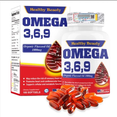 Hb omega 3.6.9 Hỗ Trợ Tốt Cho Tim Mạch, Não, Mắt & Da hộp 100 viên