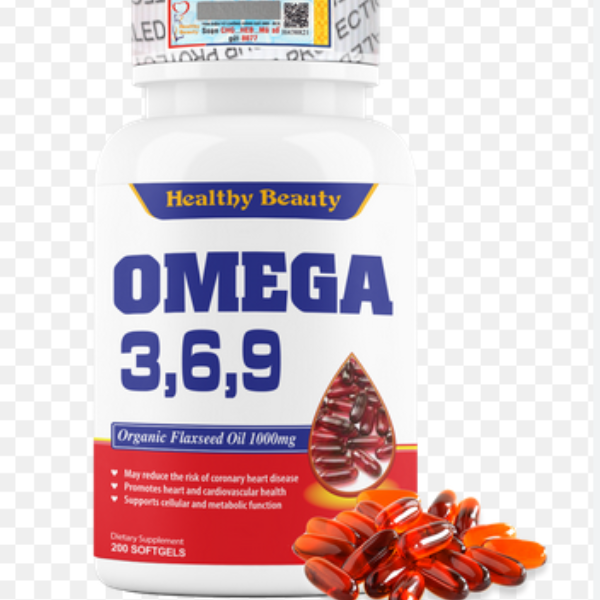 Hb omega 3.6.9 Hỗ Trợ Tốt Cho Tim Mạch, Não, Mắt & Da hộp 200 viên