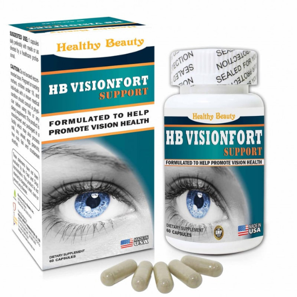 HB Visionfort Support Viên uống tăng cường thị lực chai 60 viên