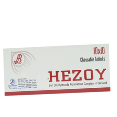 Thuốc Hezoy điều trị thiếu sắt hộp 100 viên