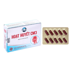 Hoạt Huyết CM3 trị rối loạn tuần hoàn não (3 vỉ x 10 viên)