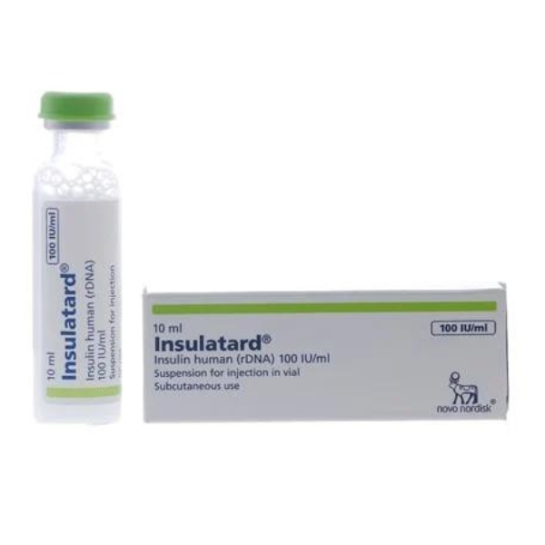 Hỗn dịch tiêm Insulatard 100IU/ml trị đái tháo đường lọ 10ml
