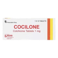 Cocilone 1mg phòng và trị gout (1 vỉ x 10 viên)