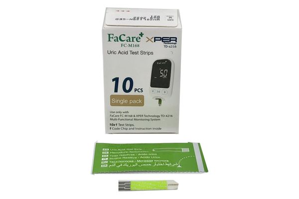Que Thử Uric Acid Máy 5in1 hộp 10 que