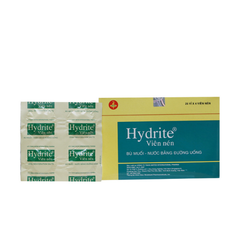 Viên sủi Hydrite bù nước và điện giải hộp 100 viên