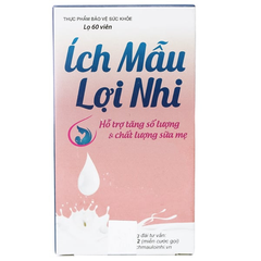 Ích Mẫu Lợi Nhi hỗ trợ tăng cường sức khỏe cho phụ nữ sau khi sinh chai 60 viên