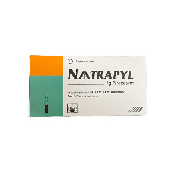 Natrapyl Piracetam 3g hộp 4 ống