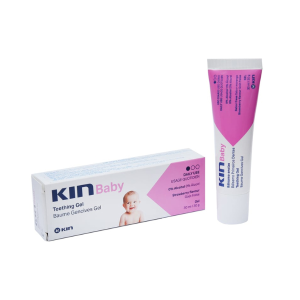 Gel Kin Baby Teething giảm đau khi mọc răng, ngừa loét miệng cho bé tuýp 30g