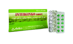 Interginko 80mg viên uống bổ hộp 100 viên